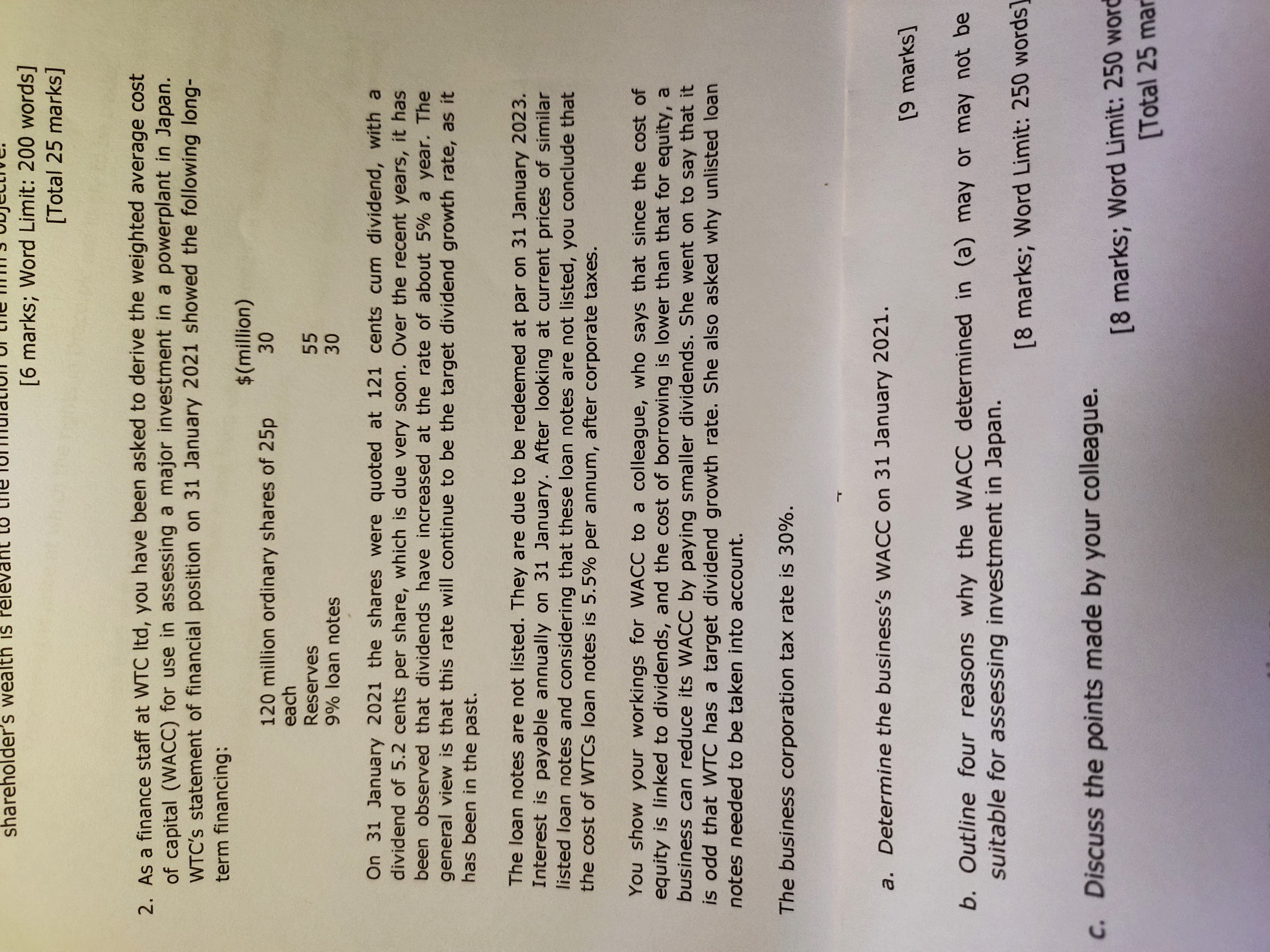 Please help solve with no2 shareholder's