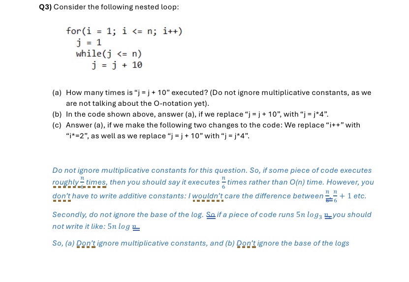 SOLVE IN JAVA DATA STRUC EXPERTS ONLY PLZ Q 3 )