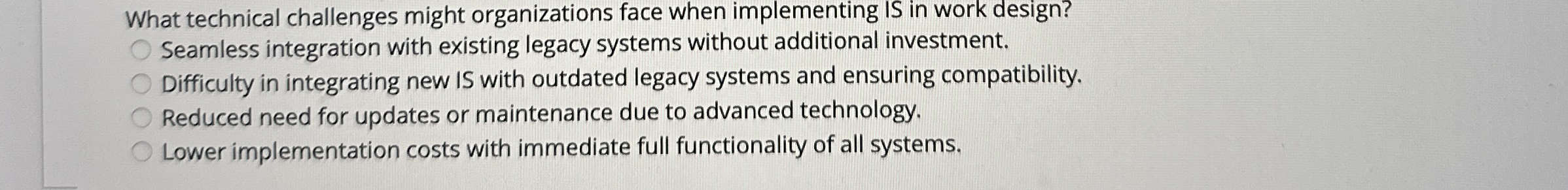 What technical challenges might organizations