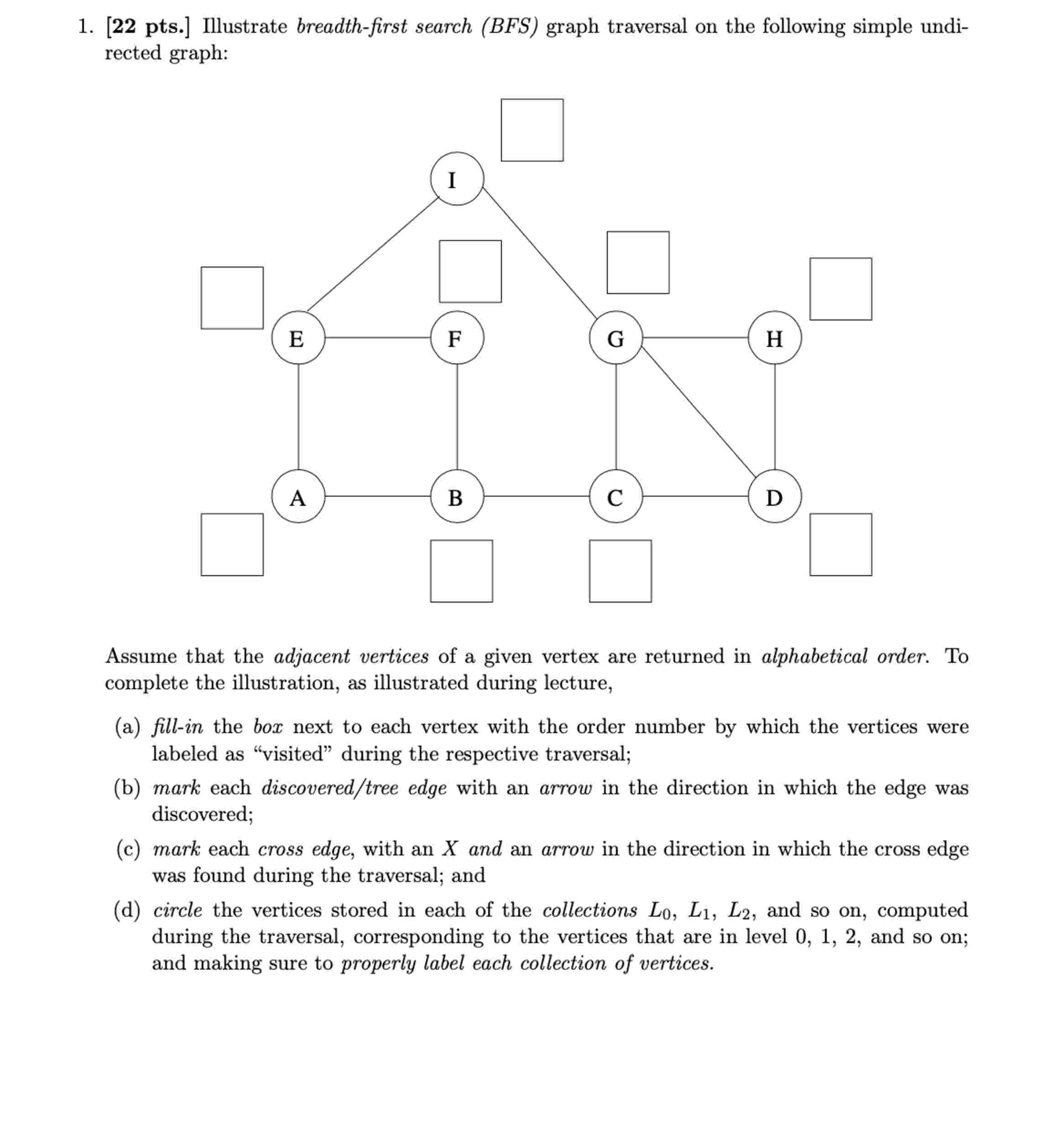 PLEASE SHOW DRAWING THROUGH EACH STEP [ 2 2 pts .
