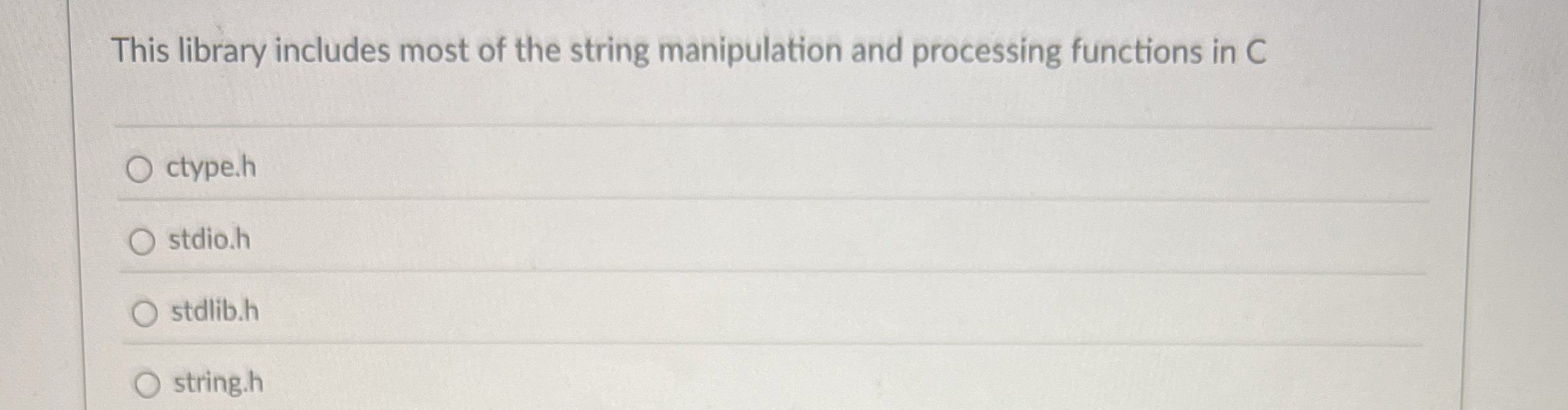 This library includes most of the string