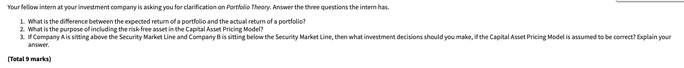 Please help me answer this question, showing all