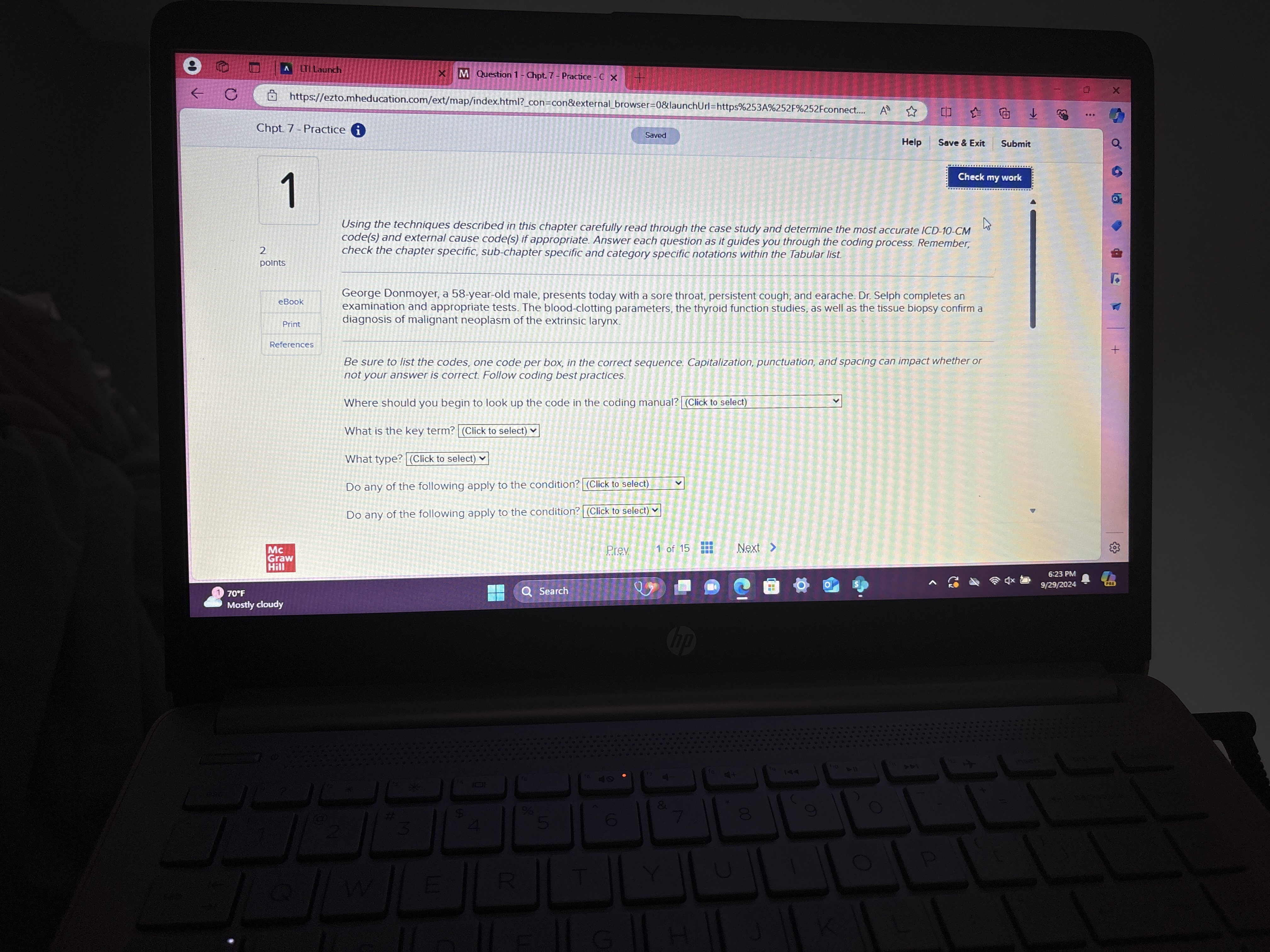 what is the primary diagnosis code