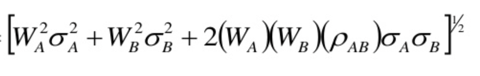 You are given the following variance - covariance
