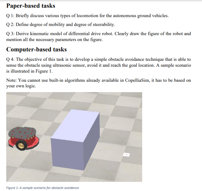 Paper - based tasks Q 1 : Briefly discuss various