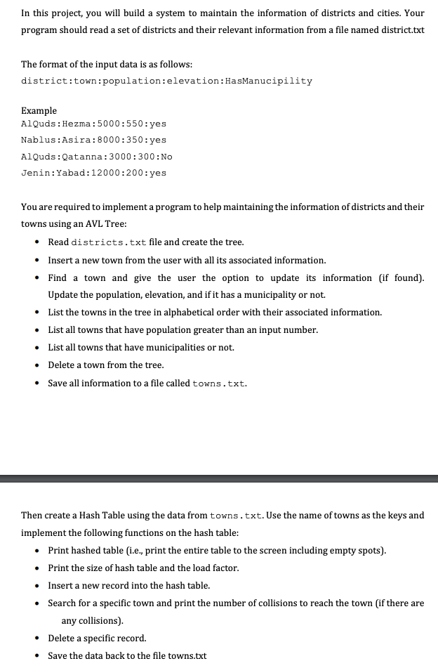 please write it in c languges write all code