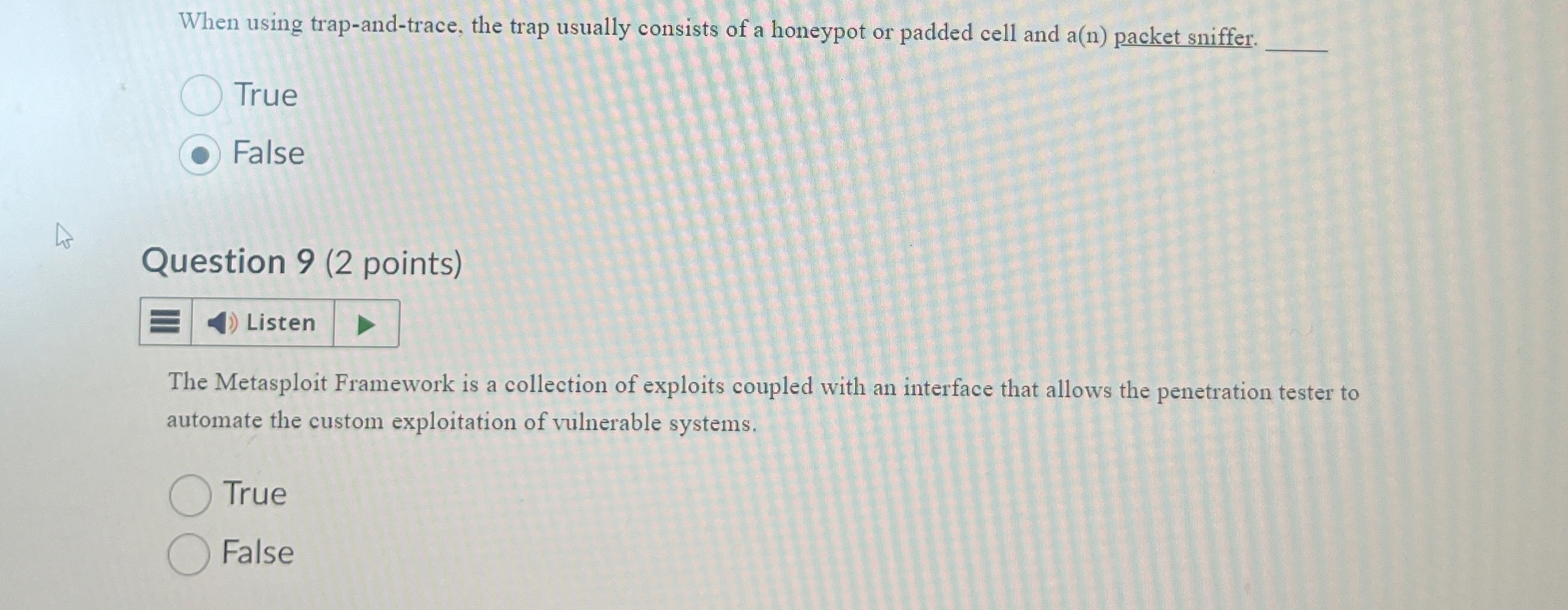 When using trap - and - trace, the trap usually