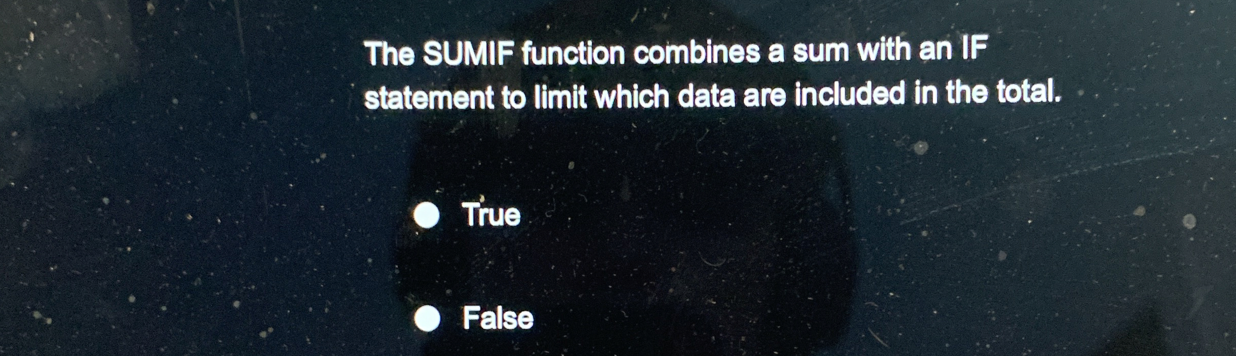 The SUMIF function combines a sum with an IF