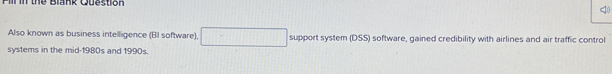 Also known as business intelligence ( BI software