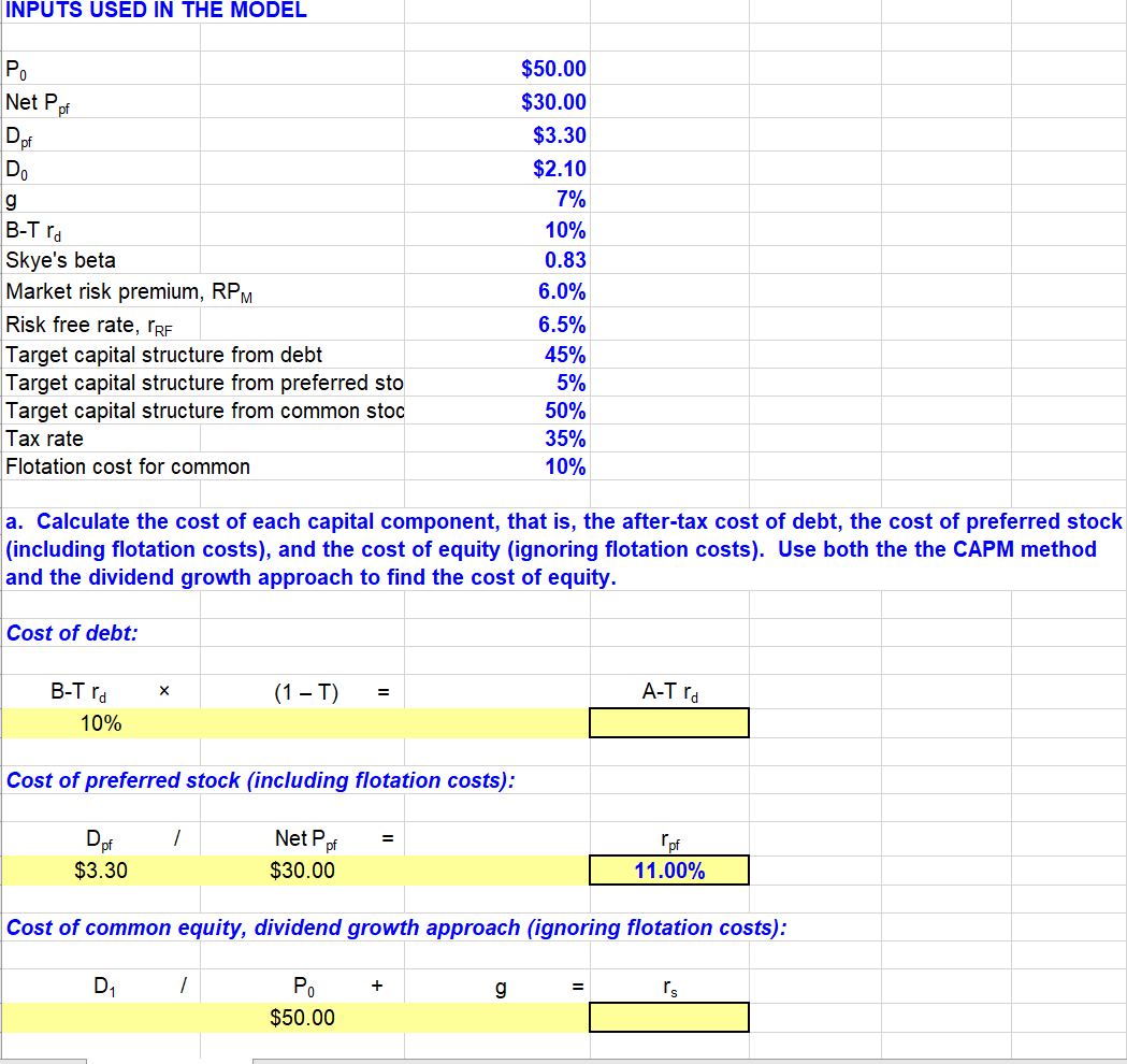 Could you please include all formulas and final