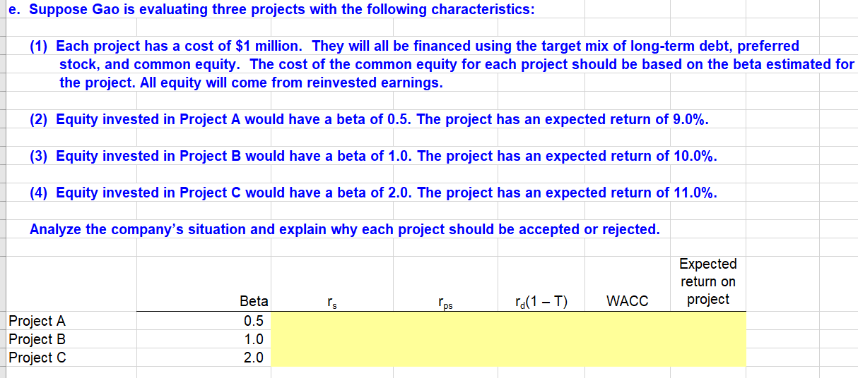 Could you please include all formulas and final