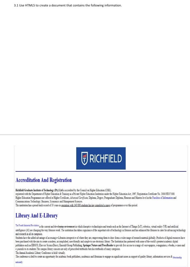 Accreditation And Registration Richfied Graduate