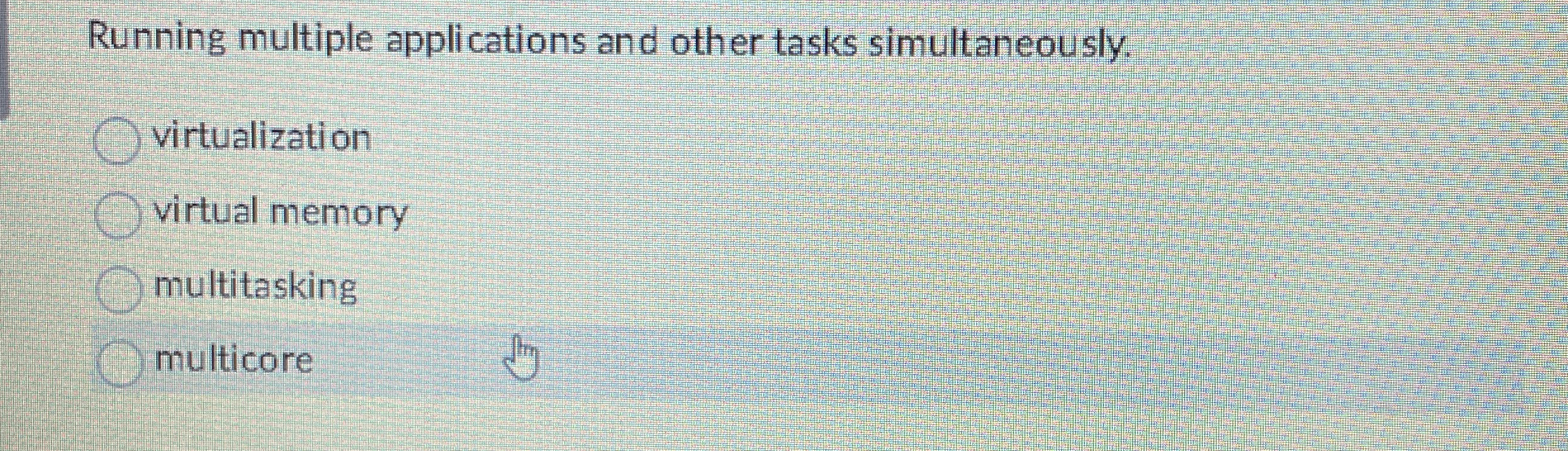 Running multiple applications and other tasks