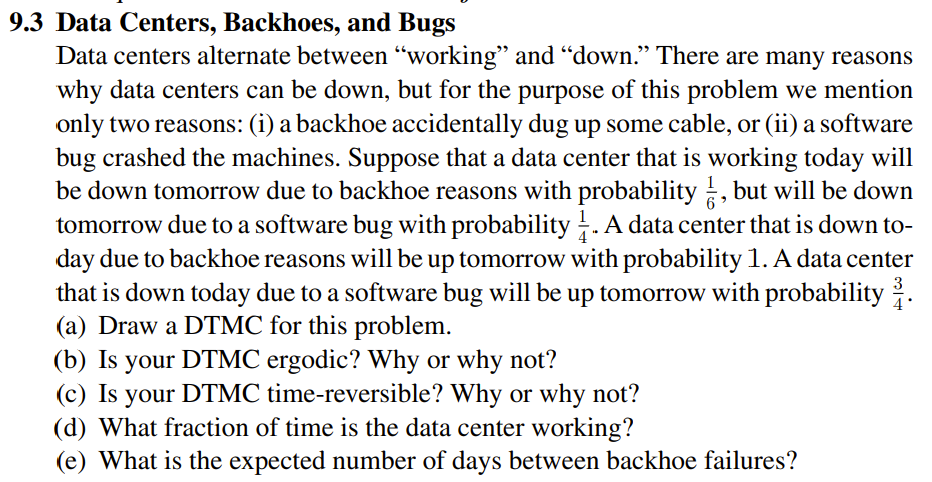 9 . 3 Data Centers, Backhoes, and Bugs Data