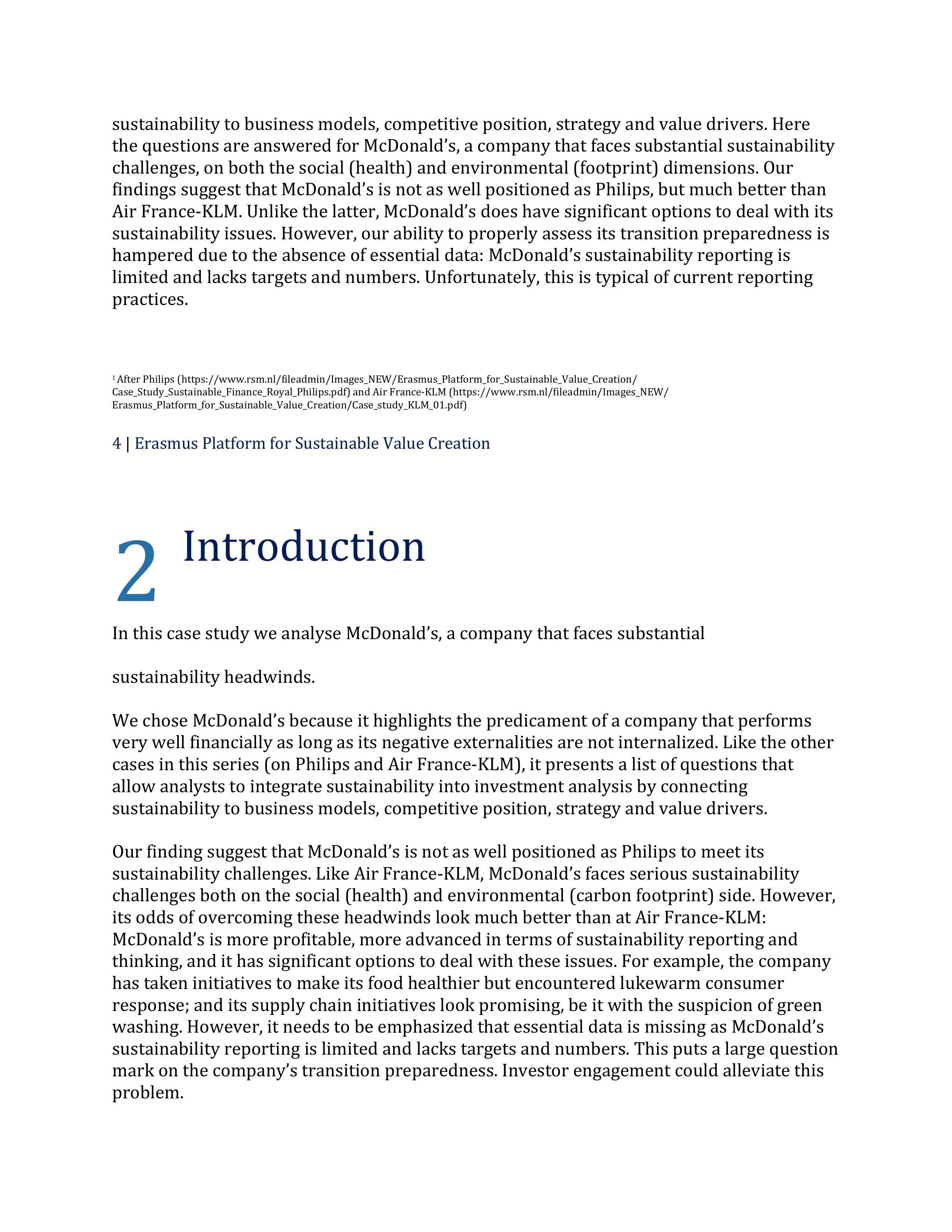 Erasmus Platform for Sustainable Value Creation,