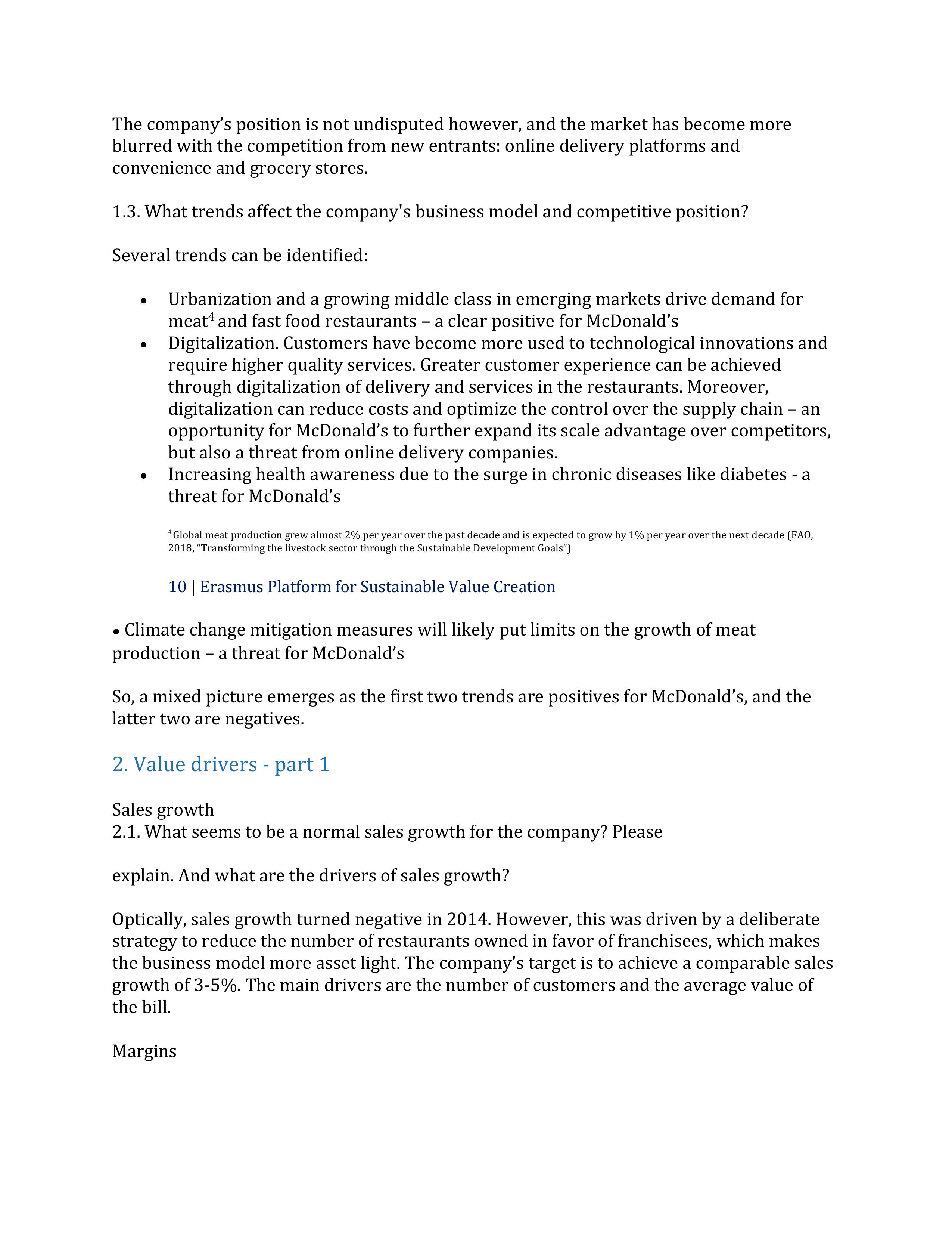 Erasmus Platform for Sustainable Value Creation,