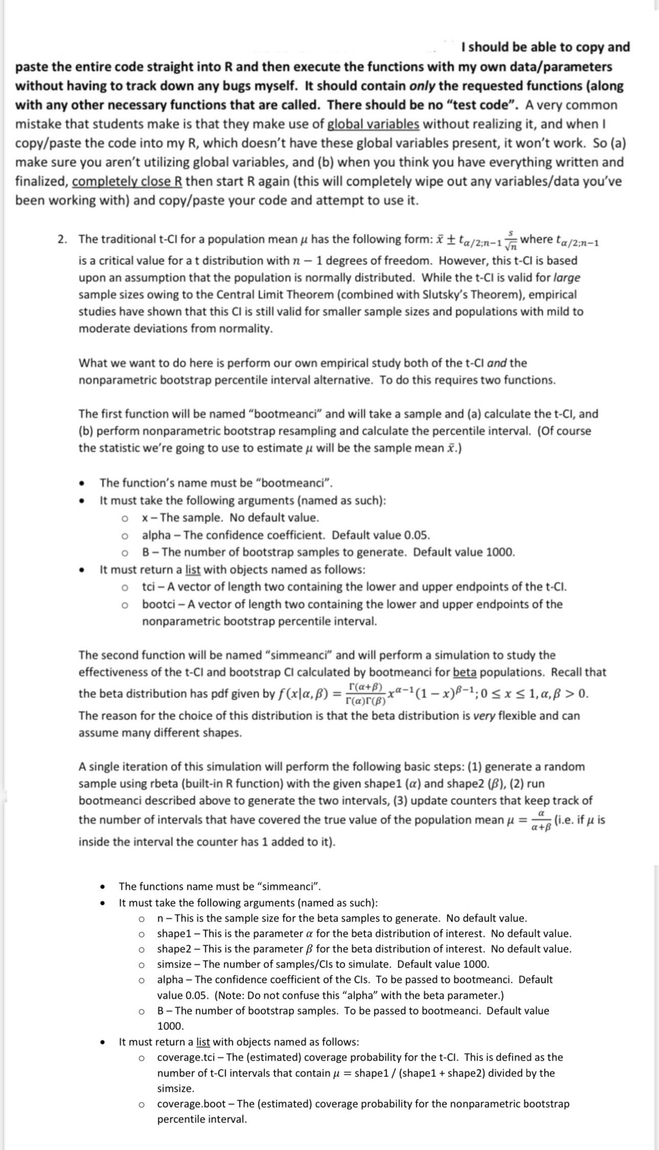 Please solve in R and follow instructions very