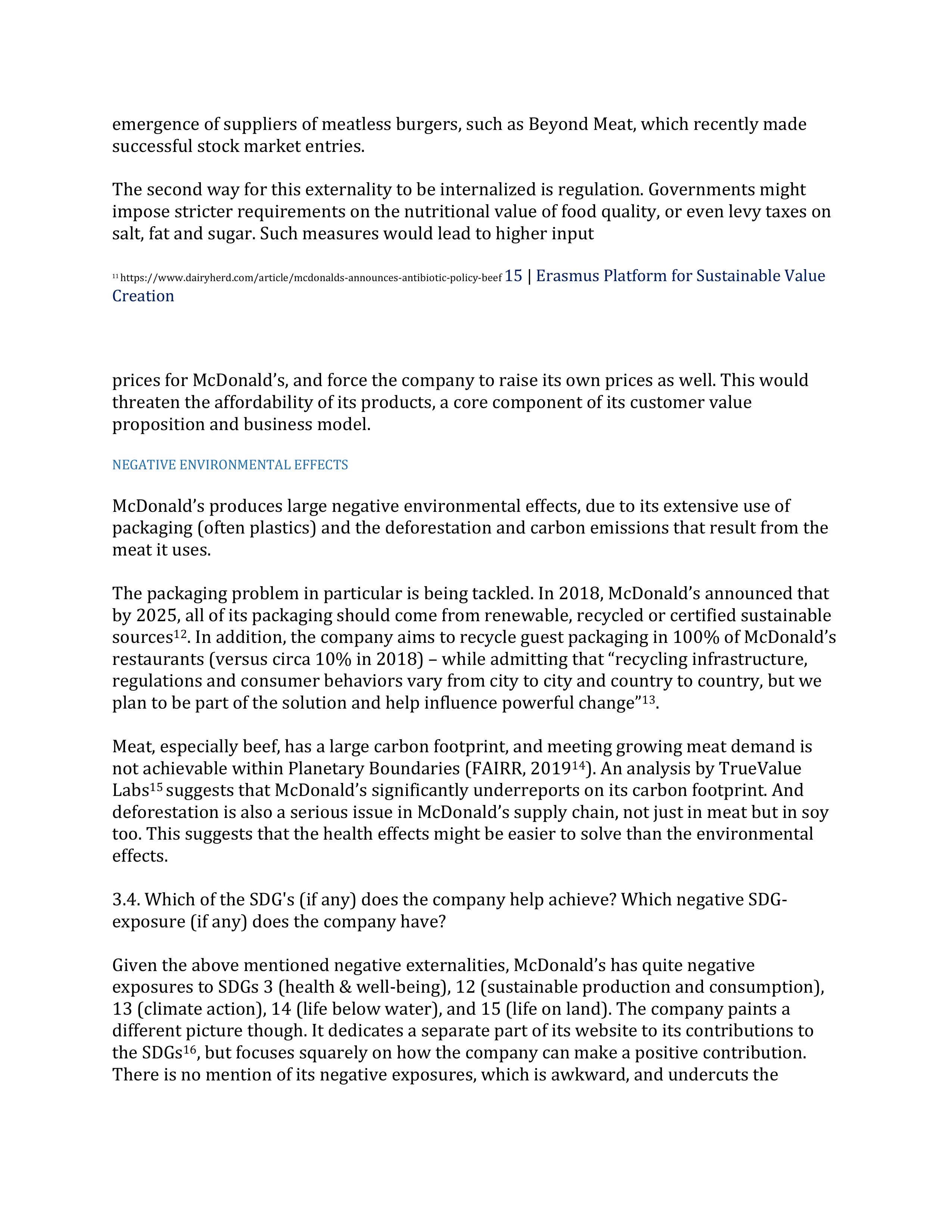 Erasmus Platform for Sustainable Value Creation,