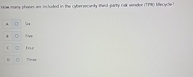 How many phases are included in the cybersecurity