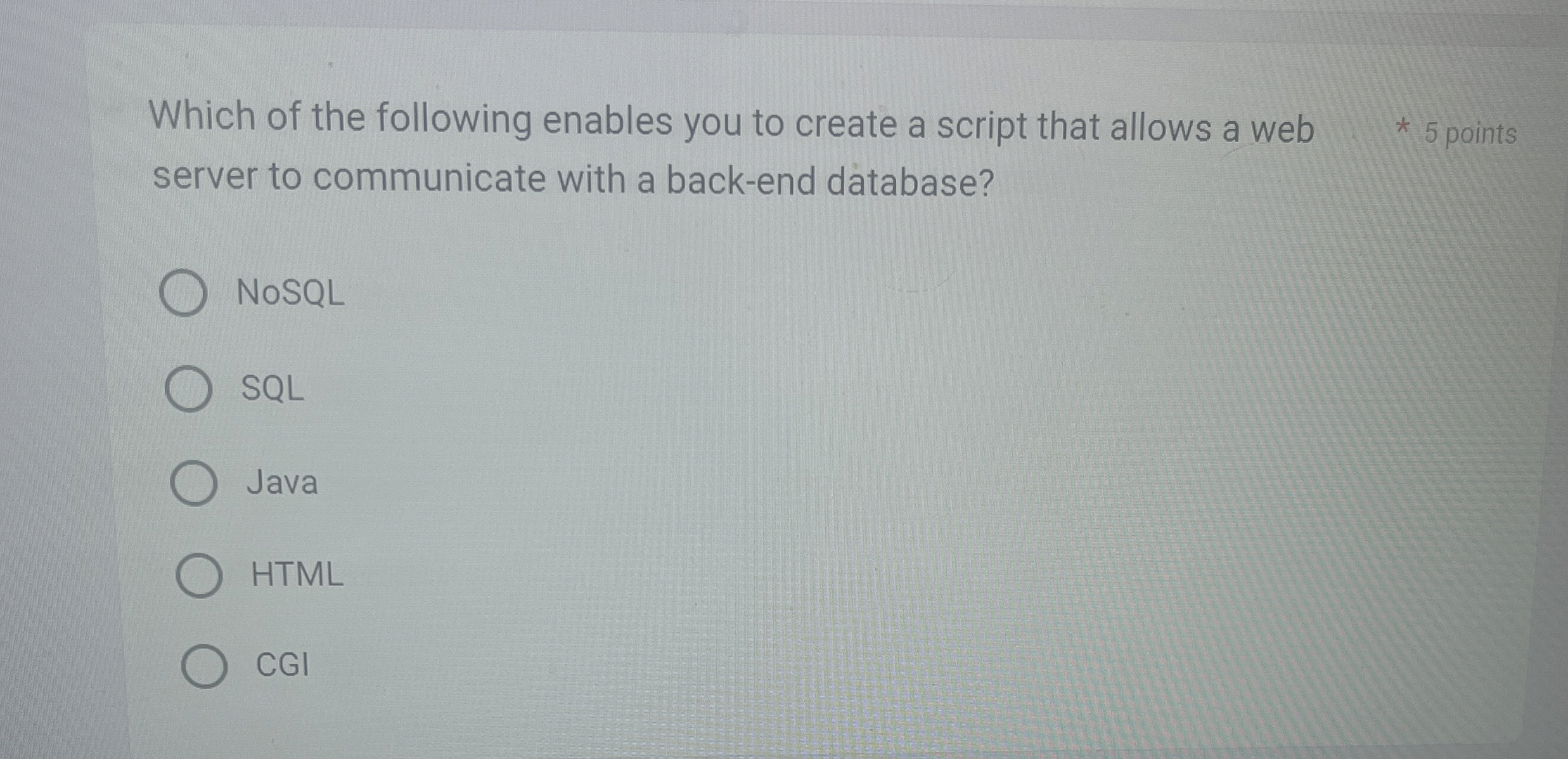 Which of the following enables you to create a