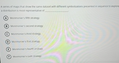 A series of maps that show the same dataset with