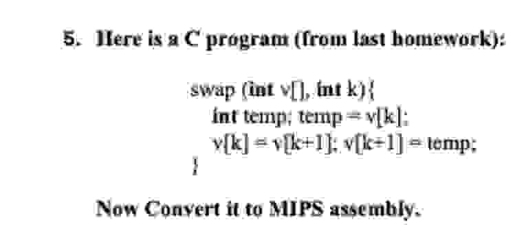 Here is a C progrant ( from last homework ) :