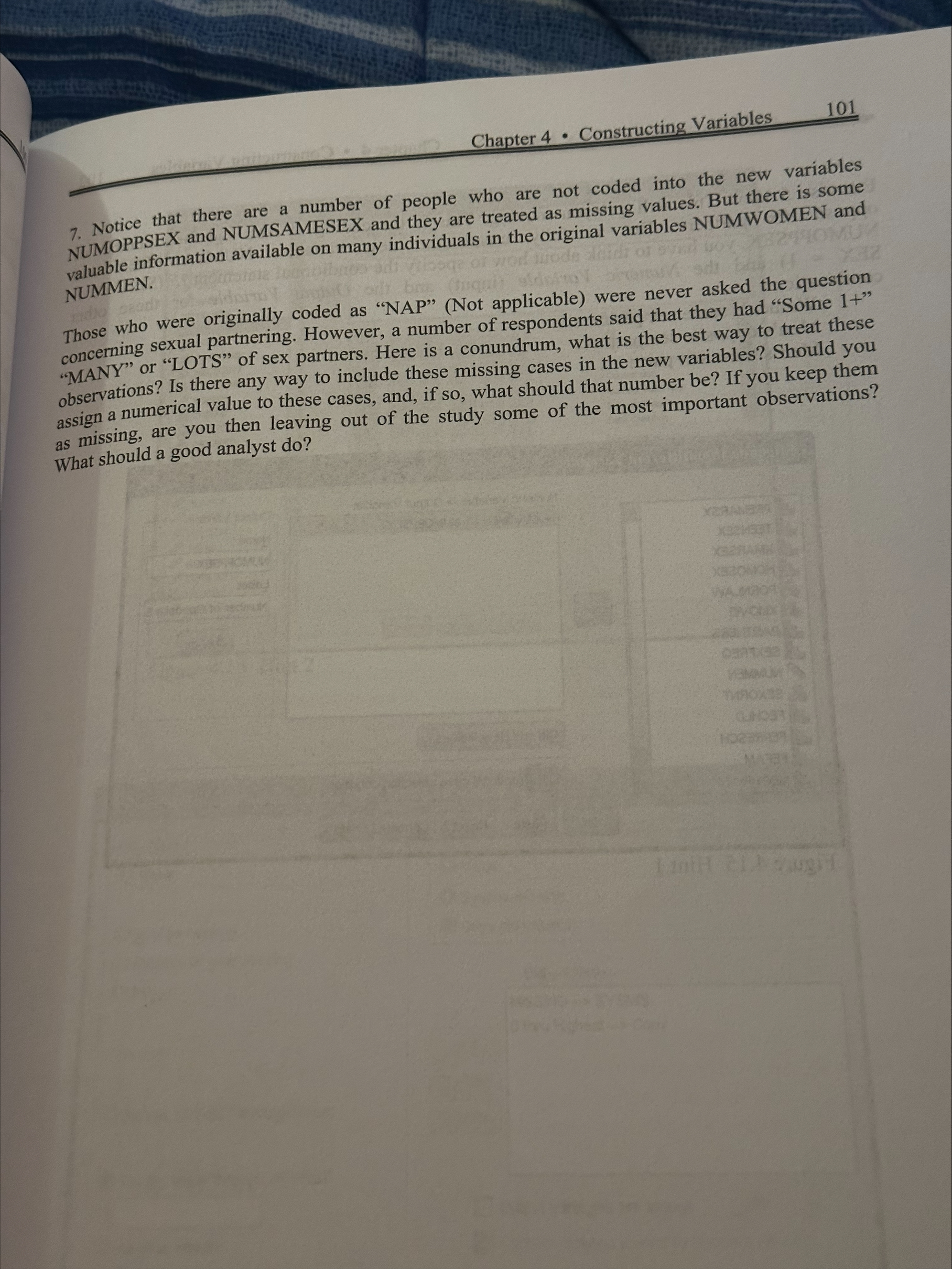 7 . Notice that there are a number of people who