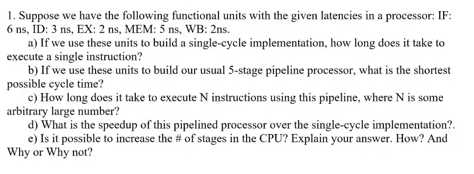 1 . Suppose we have the following functional