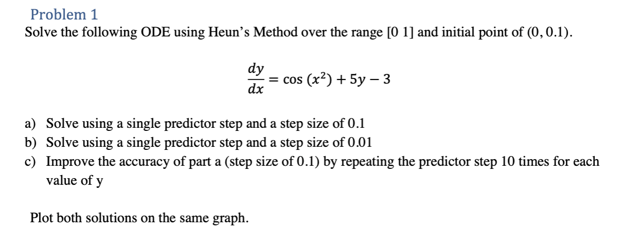 In MATLAB! plot all three part into on graph