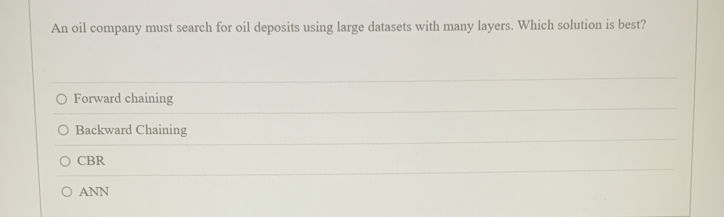 An oil company must search for oil deposits using