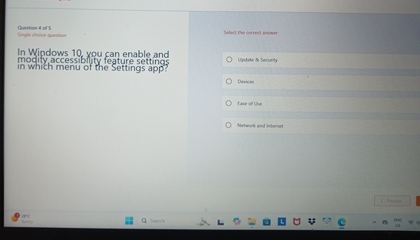 In Windows 1 0 you can enable and modity