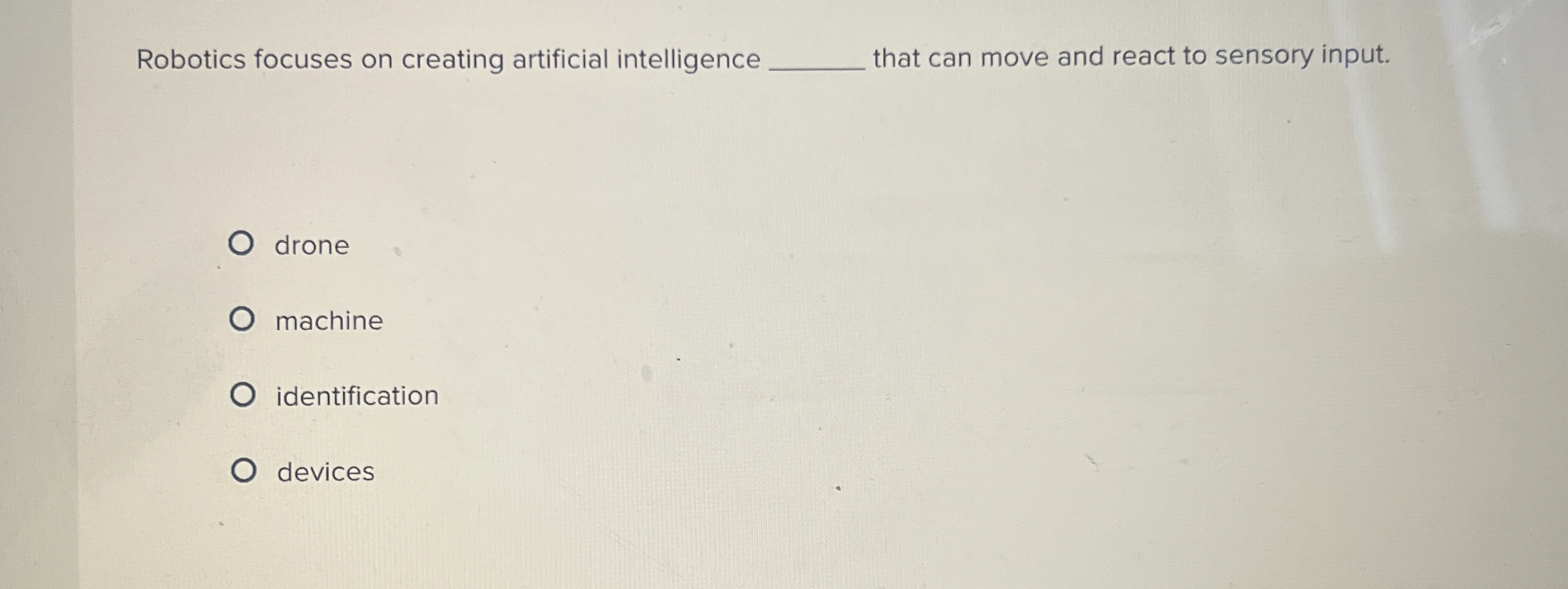 Robotics focuses on creating artificial