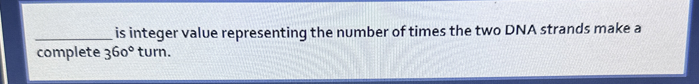 q , is integer value representing the number of