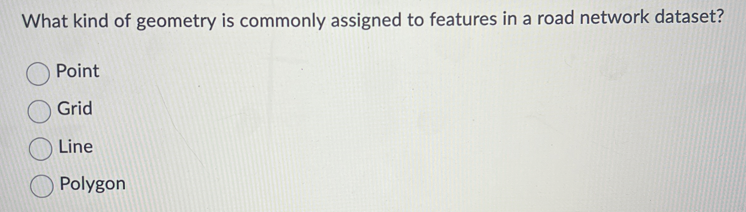 What kind of geometry is commonly assigned to