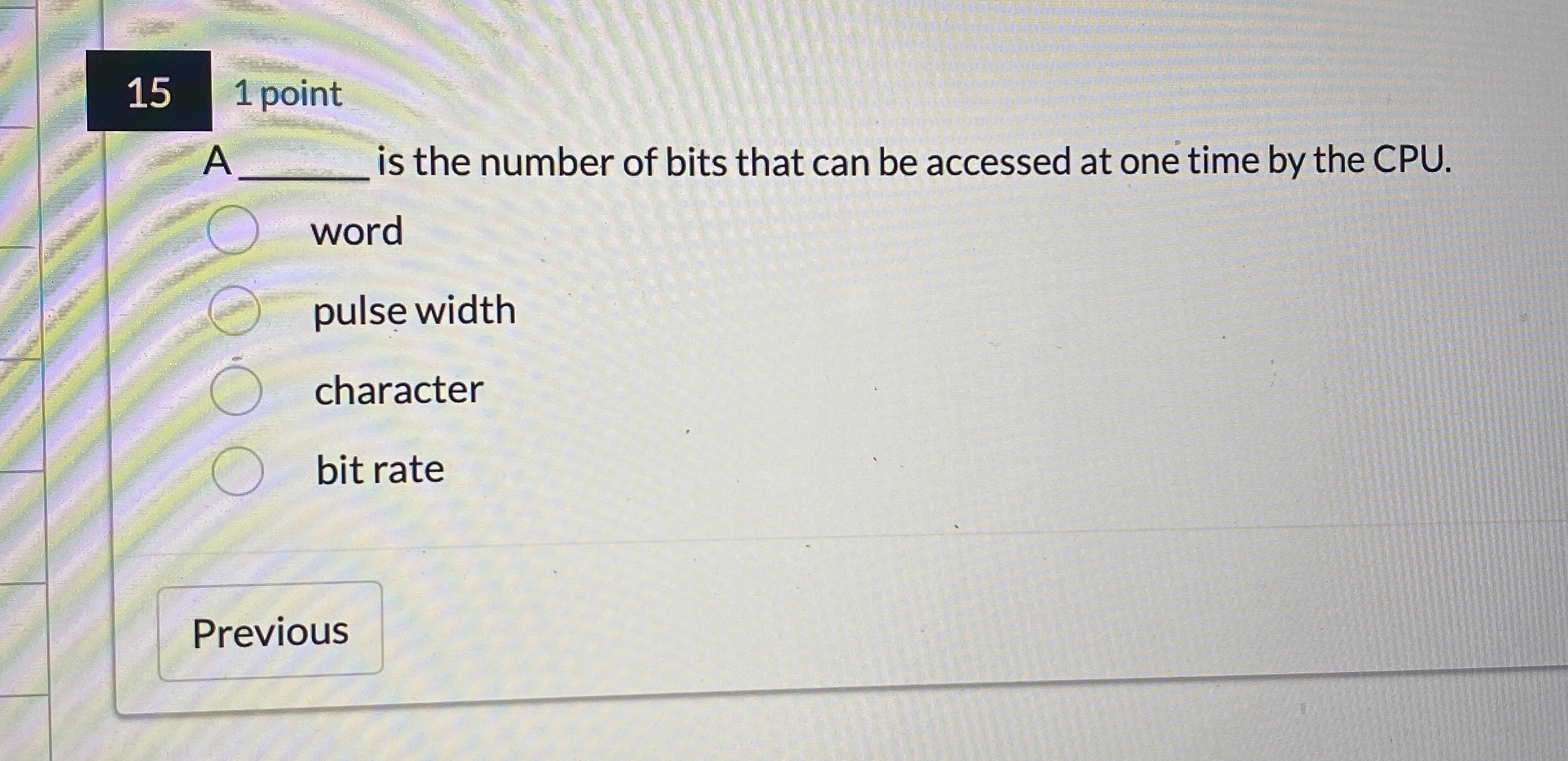 1 5 1 point A is the number of bits that can be