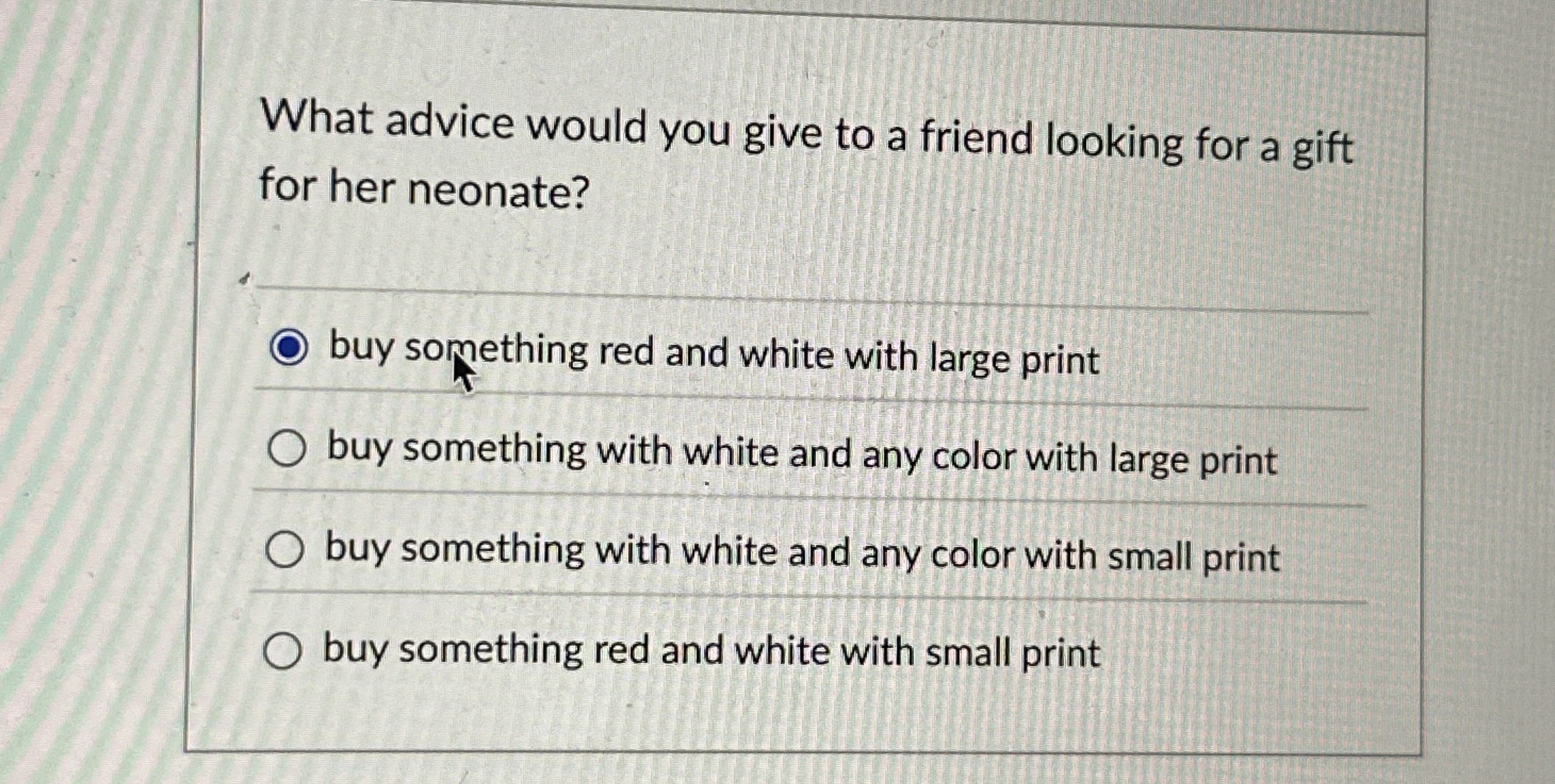 What advice would you give to a friend looking