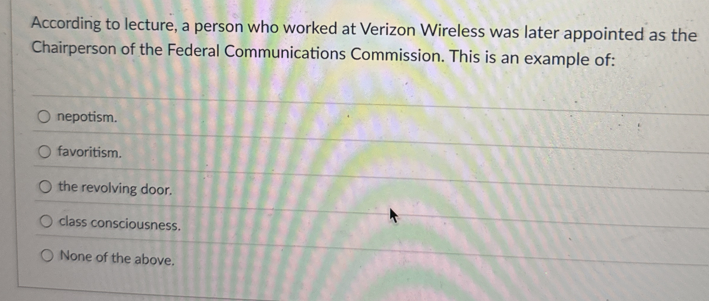 According to lecture, a person who worked at