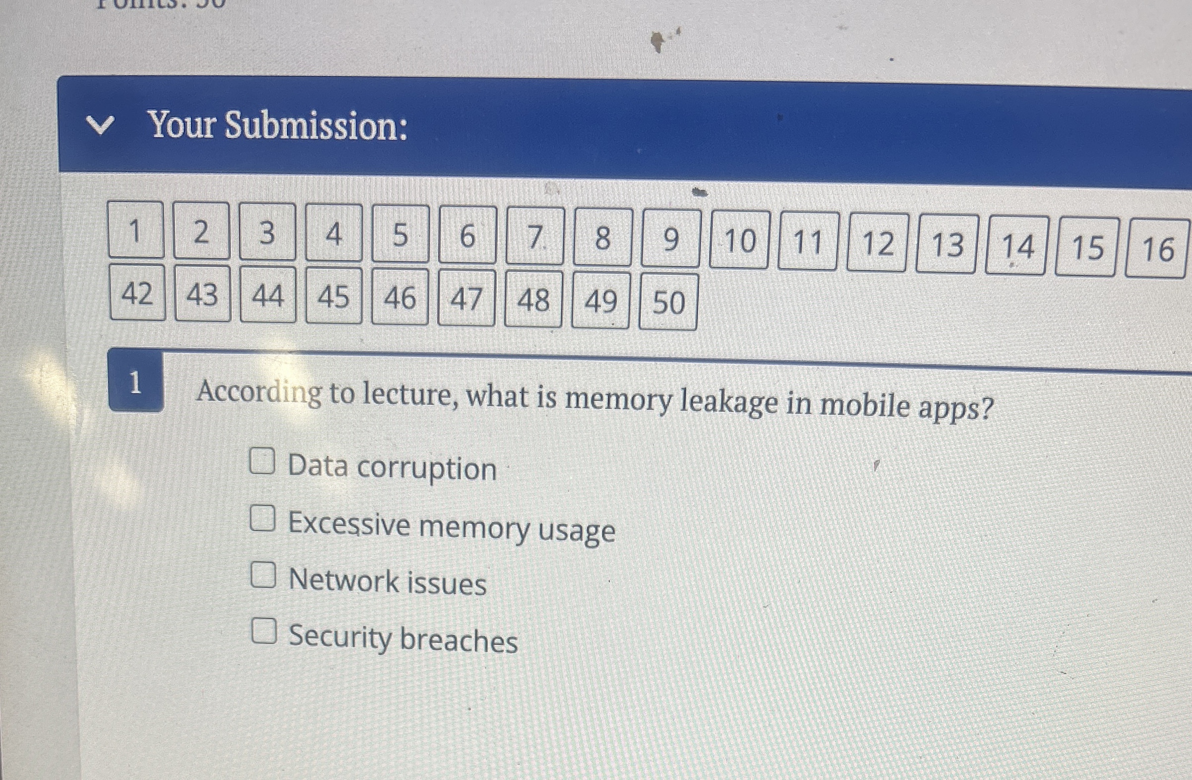 Your Submission: 1 2 3 4 5 6 7 . 8 9 1 0 1 1 1 2