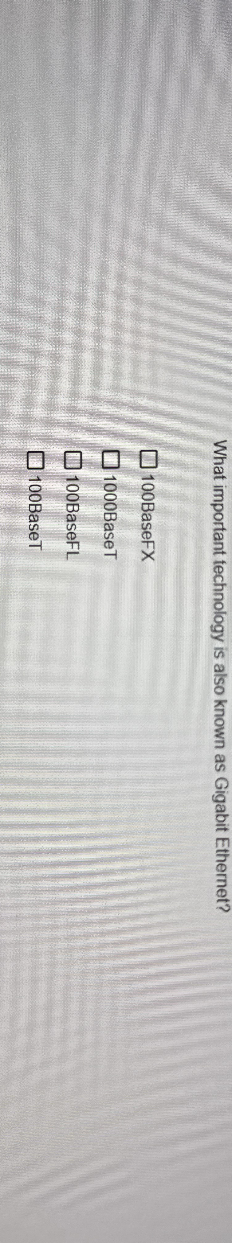 What important technology is also known as