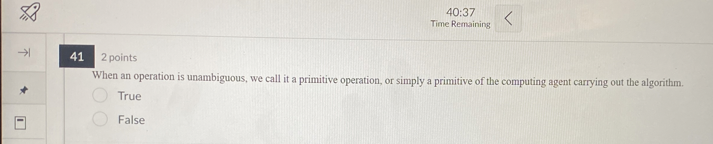 4 1 2 points When an operation is unambiguous, we