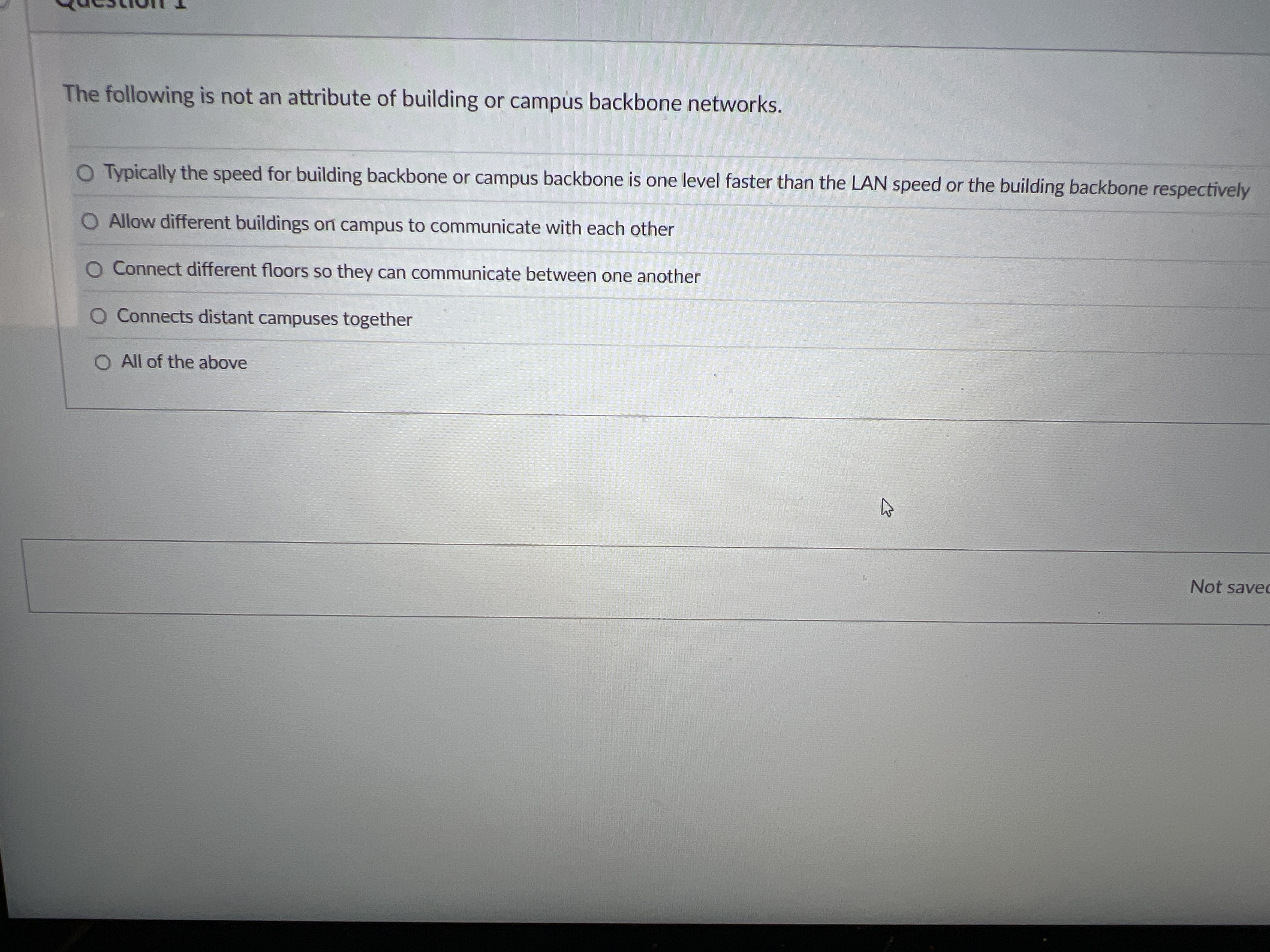 The following is not an attribute of building or