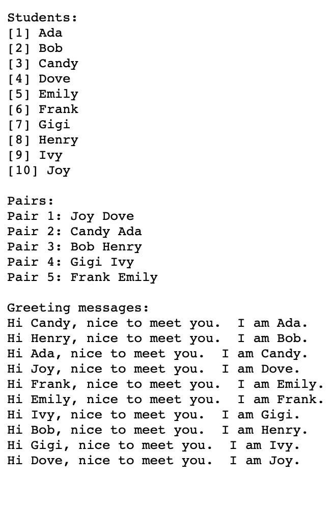 Given code: / / Main . java import java.io . * ;