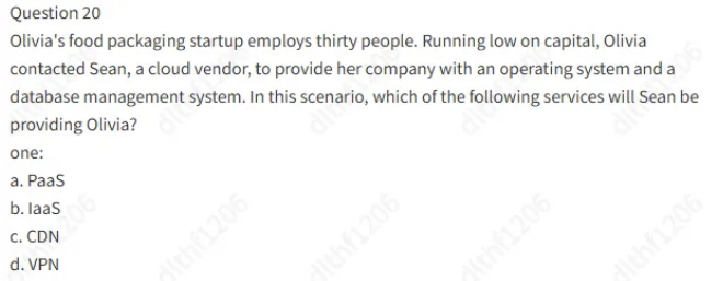 Question 2 0 Olivia's food packaging startup