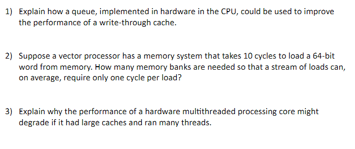 Please help explain all the problems