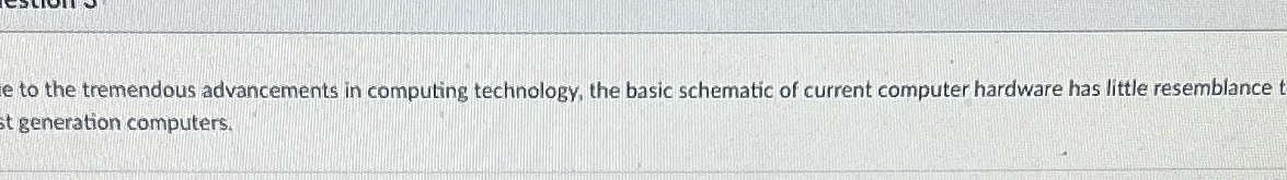 e to the tremendous advancements in computing