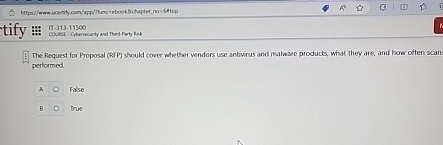 The Request for Proposal ( kIP ) should cover