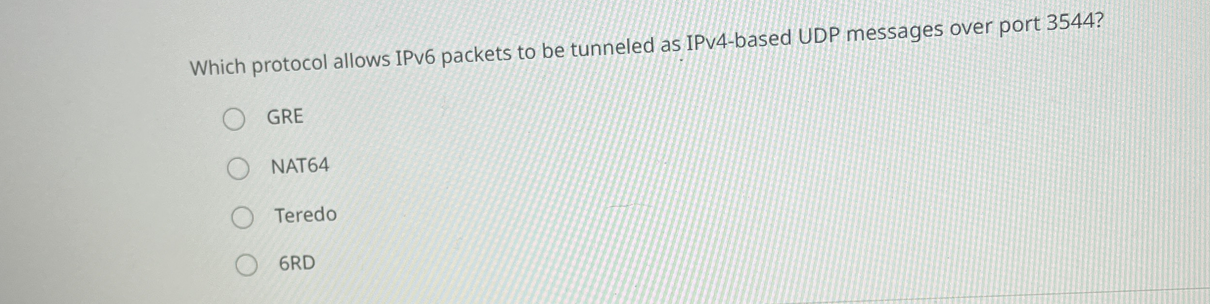 Which protocol allows IPv 6 packets to be