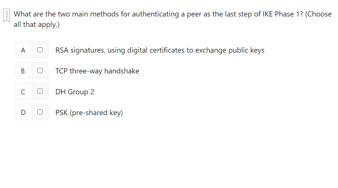 What are the two main methods for authenticating