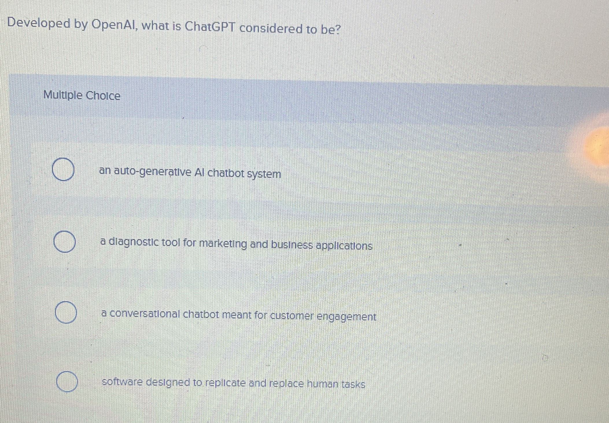 Developed by OpenAI, what is ChatGPT considered