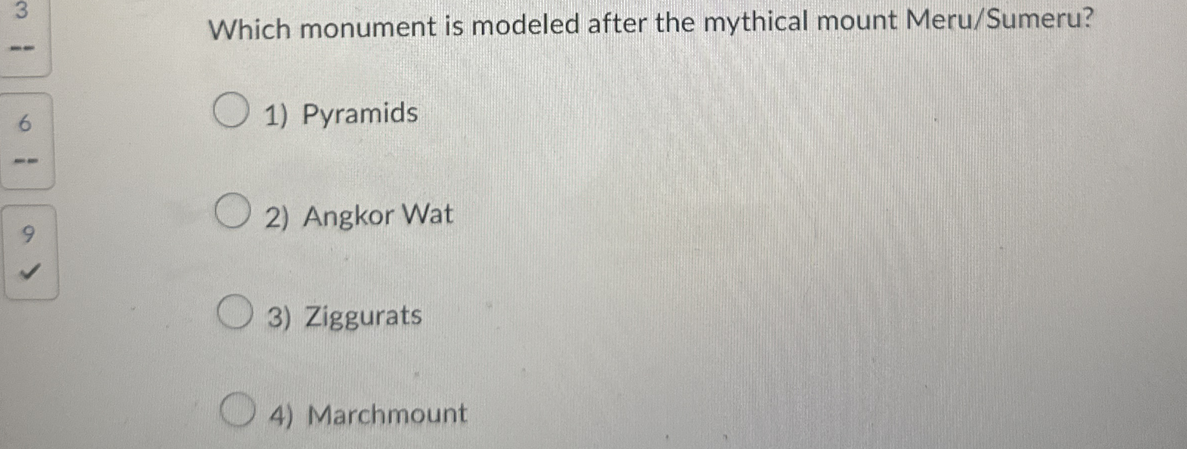 Which monument is modeled after the mythical